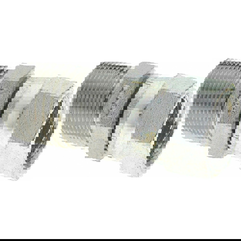 Steel Flared Tube Female JIC 37 &deg; & Swivel to Male Pipe Adapter: 1/4